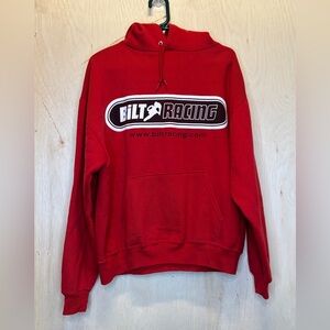Bilt Racing Hooded Sweatshirt Motorcycle Racing Mens pit to pit 22 inches